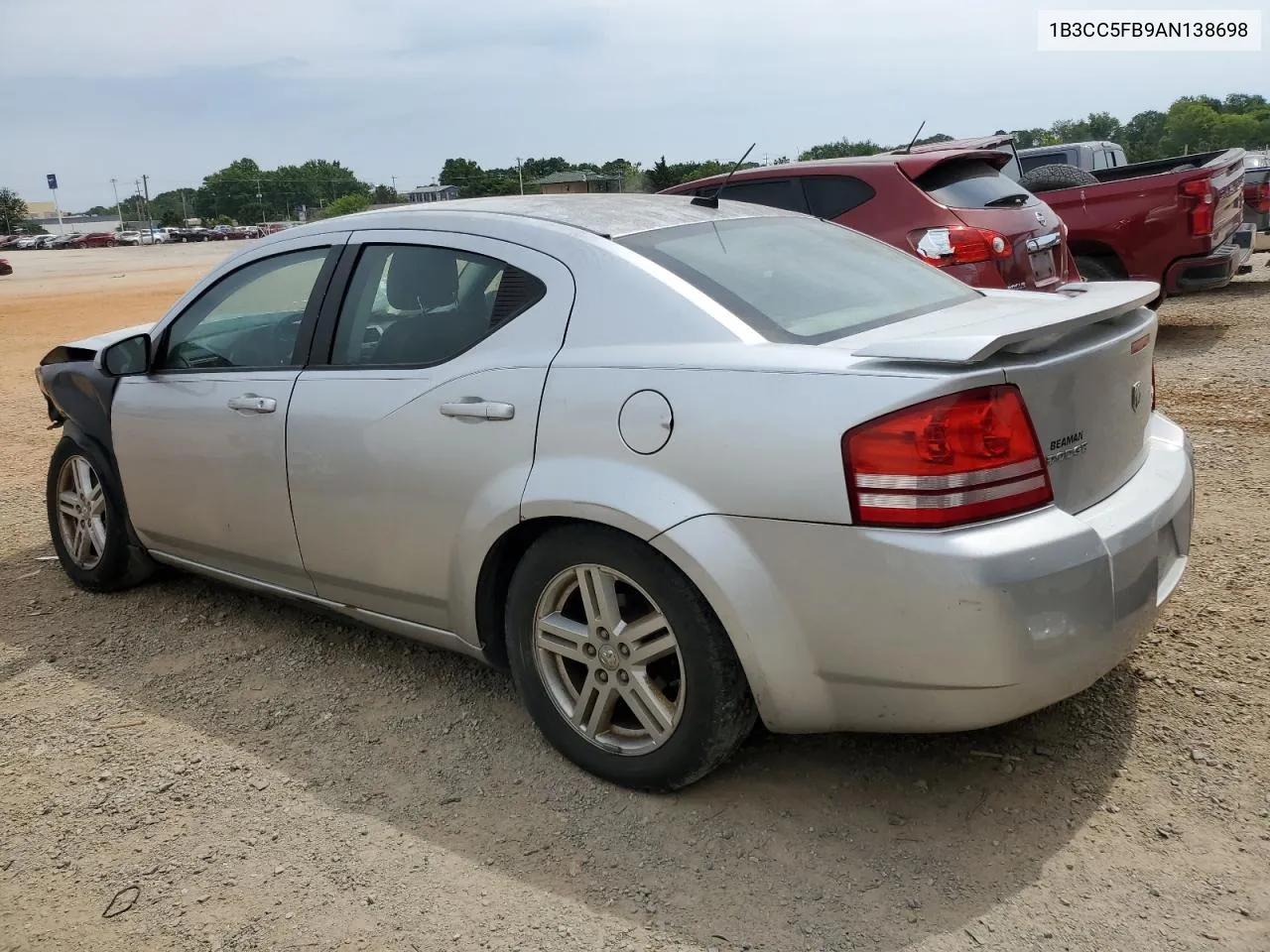 2010 Dodge Avenger R/T VIN: 1B3CC5FB9AN138698 Lot: 59497644