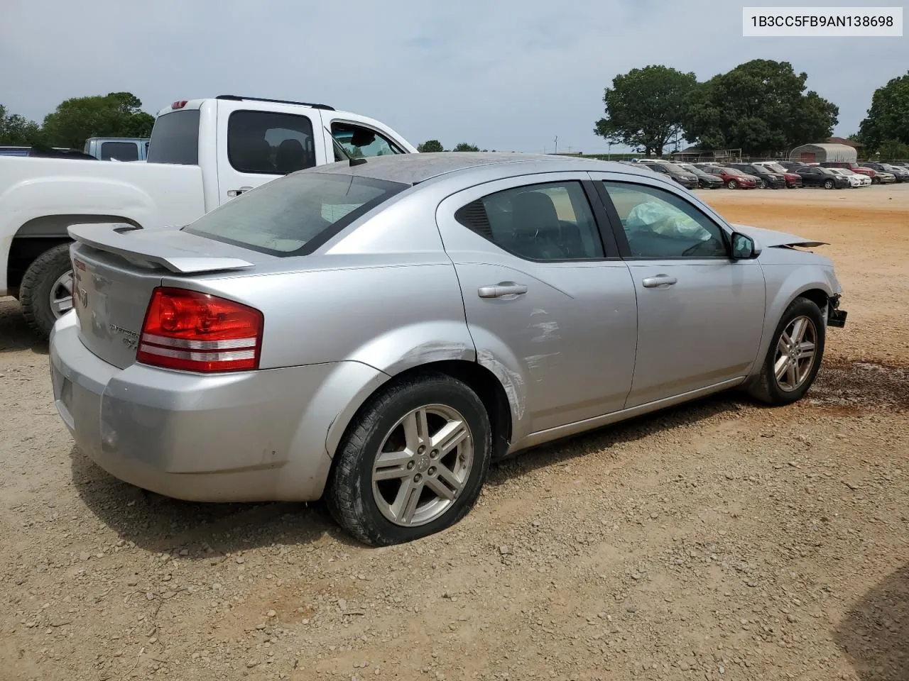 2010 Dodge Avenger R/T VIN: 1B3CC5FB9AN138698 Lot: 59497644