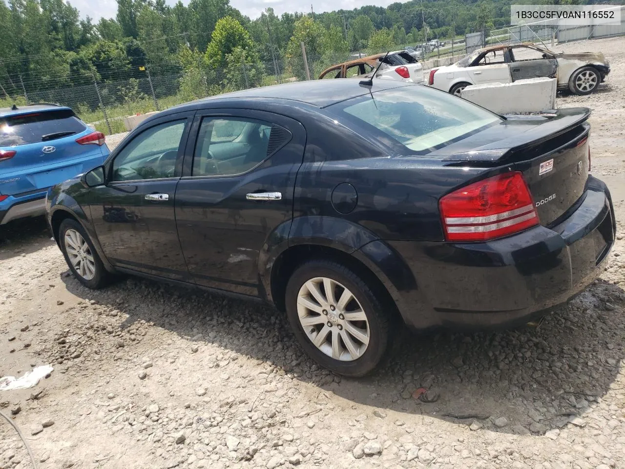 2010 Dodge Avenger R/T VIN: 1B3CC5FV0AN116552 Lot: 62858264