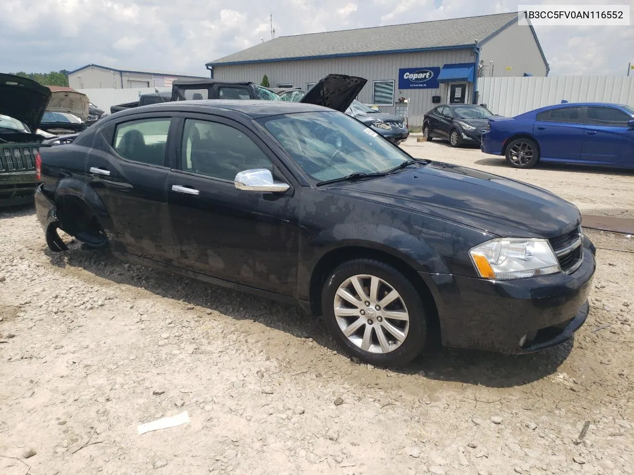 2010 Dodge Avenger R/T VIN: 1B3CC5FV0AN116552 Lot: 62858264