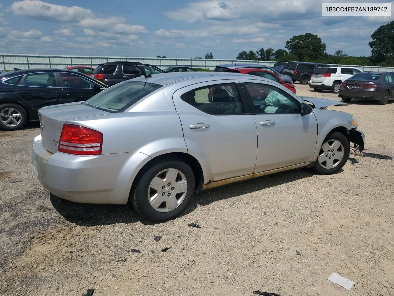 2010 Dodge Avenger Sxt VIN: 1B3CC4FB7AN189742 Lot: 63612184