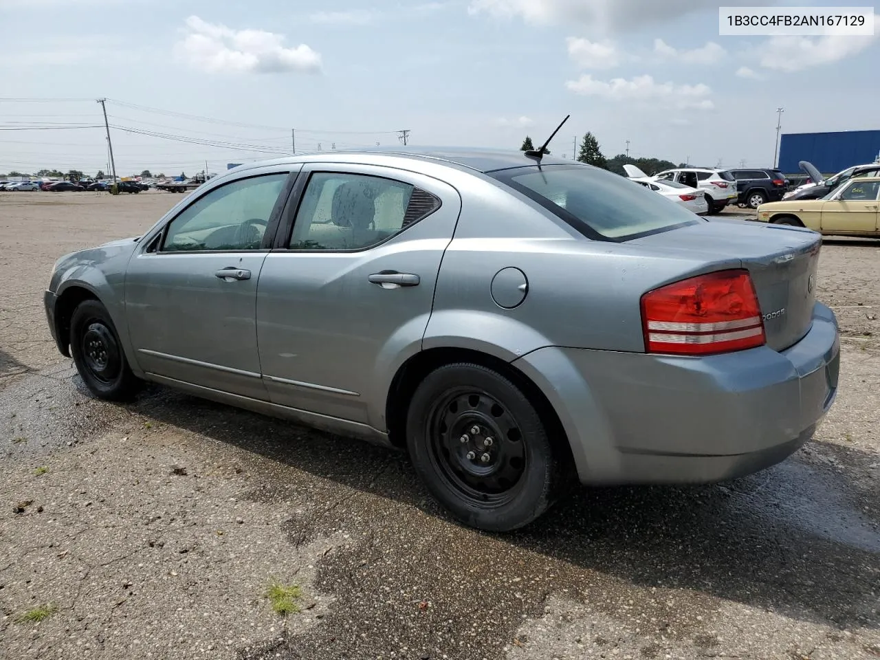 1B3CC4FB2AN167129 2010 Dodge Avenger Sxt