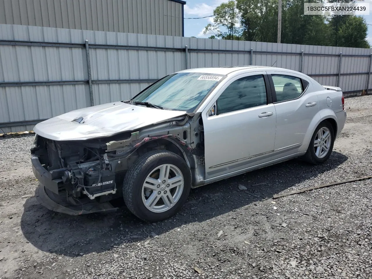 1B3CC5FBXAN224439 2010 Dodge Avenger R/T