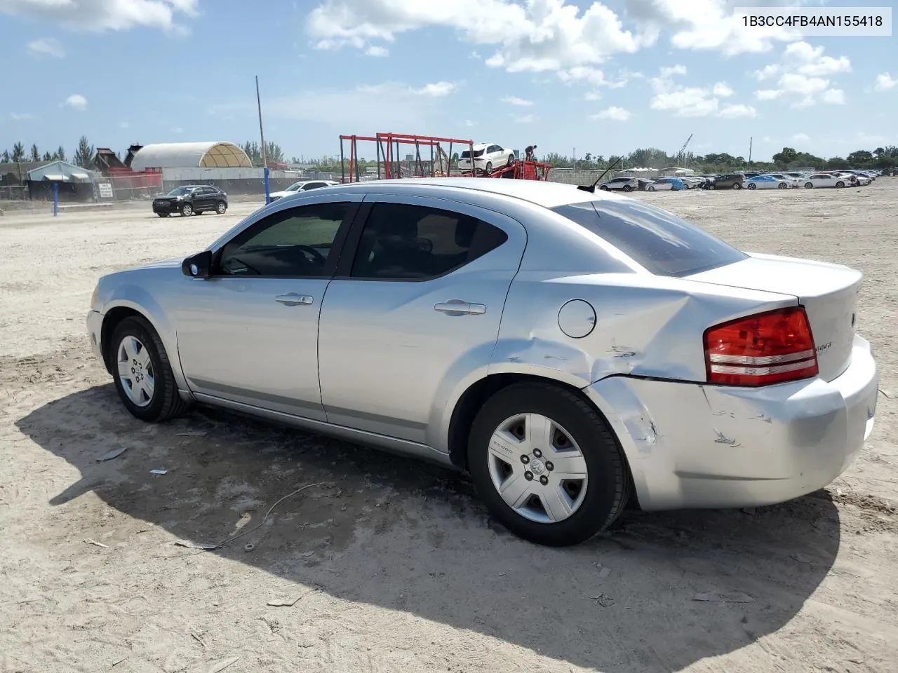 2010 Dodge Avenger Sxt VIN: 1B3CC4FB4AN155418 Lot: 67068884