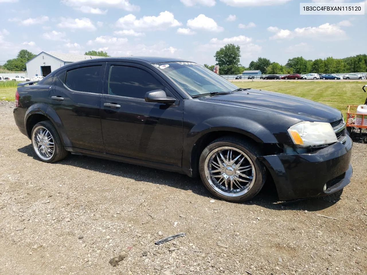 1B3CC4FBXAN115120 2010 Dodge Avenger Sxt