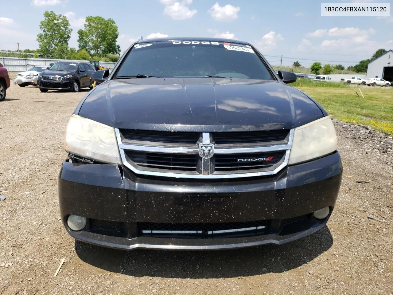 2010 Dodge Avenger Sxt VIN: 1B3CC4FBXAN115120 Lot: 67392404