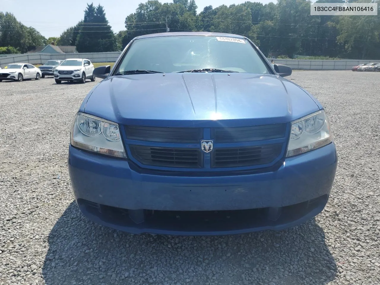 2010 Dodge Avenger Sxt VIN: 1B3CC4FB8AN106416 Lot: 68402894