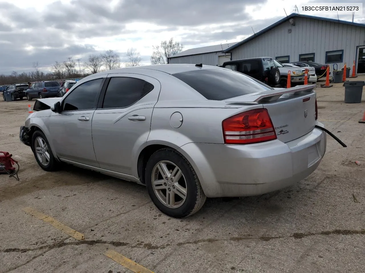 2010 Dodge Avenger R/T VIN: 1B3CC5FB1AN215273 Lot: 68745794