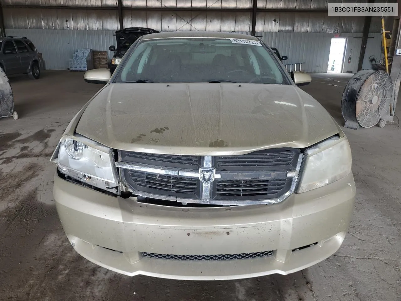 2010 Dodge Avenger Express VIN: 1B3CC1FB3AN235551 Lot: 69115234