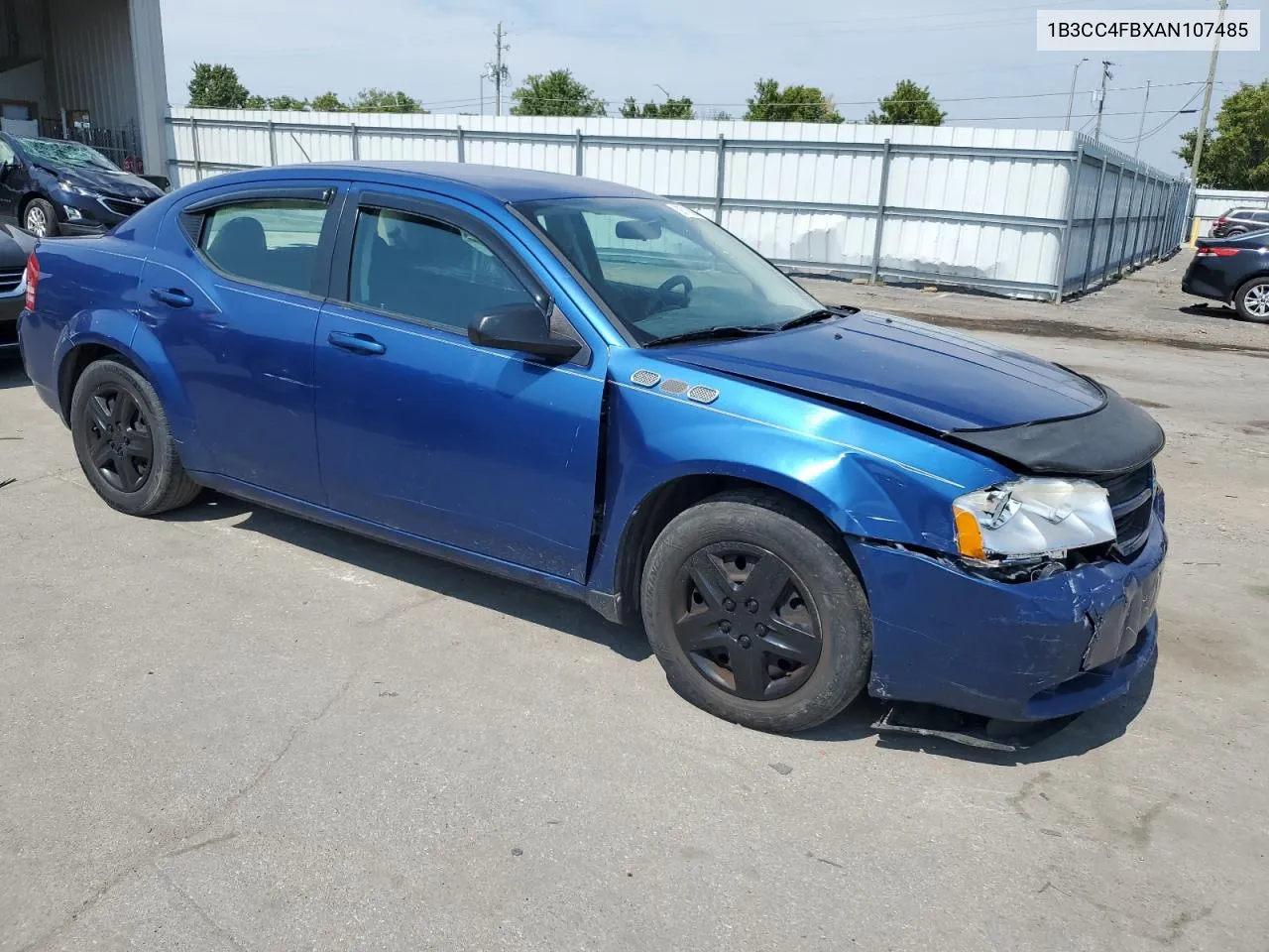 1B3CC4FBXAN107485 2010 Dodge Avenger Sxt