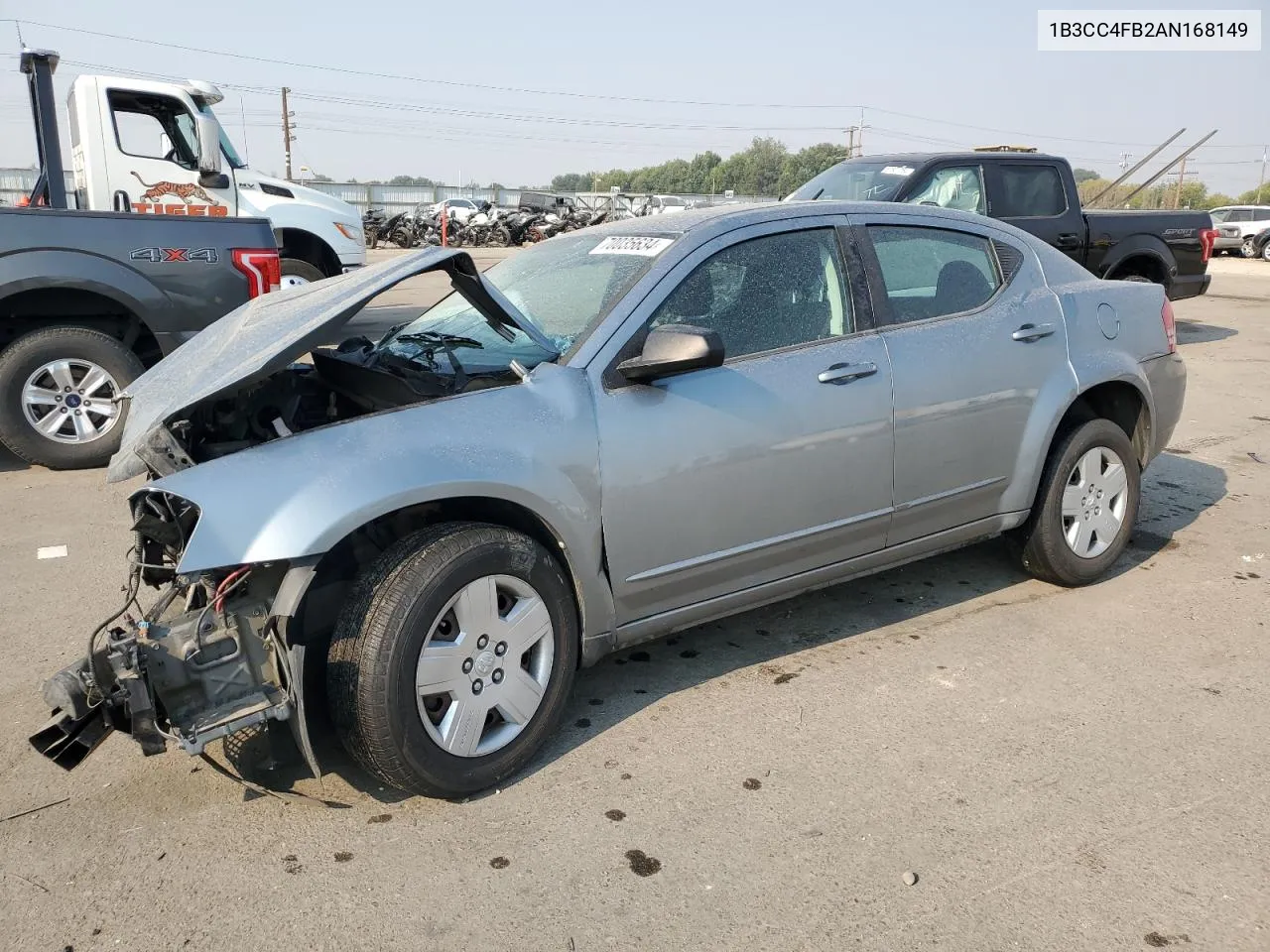 2010 Dodge Avenger Sxt VIN: 1B3CC4FB2AN168149 Lot: 70035634