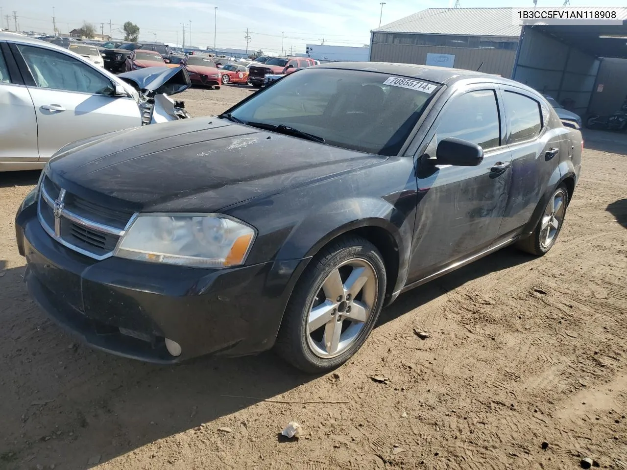 2010 Dodge Avenger R/T VIN: 1B3CC5FV1AN118908 Lot: 70855714