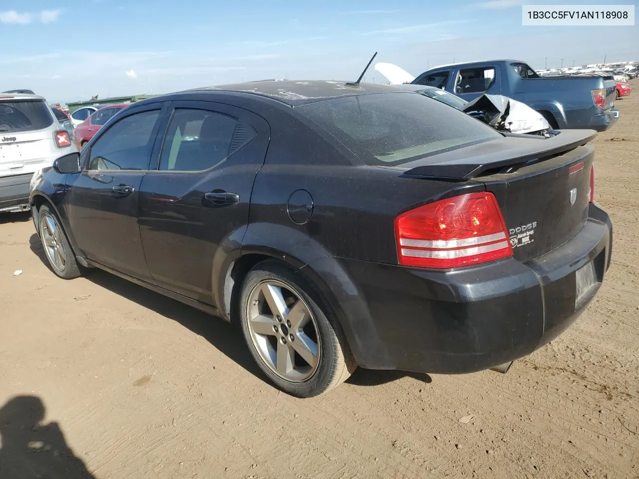 2010 Dodge Avenger R/T VIN: 1B3CC5FV1AN118908 Lot: 70855714