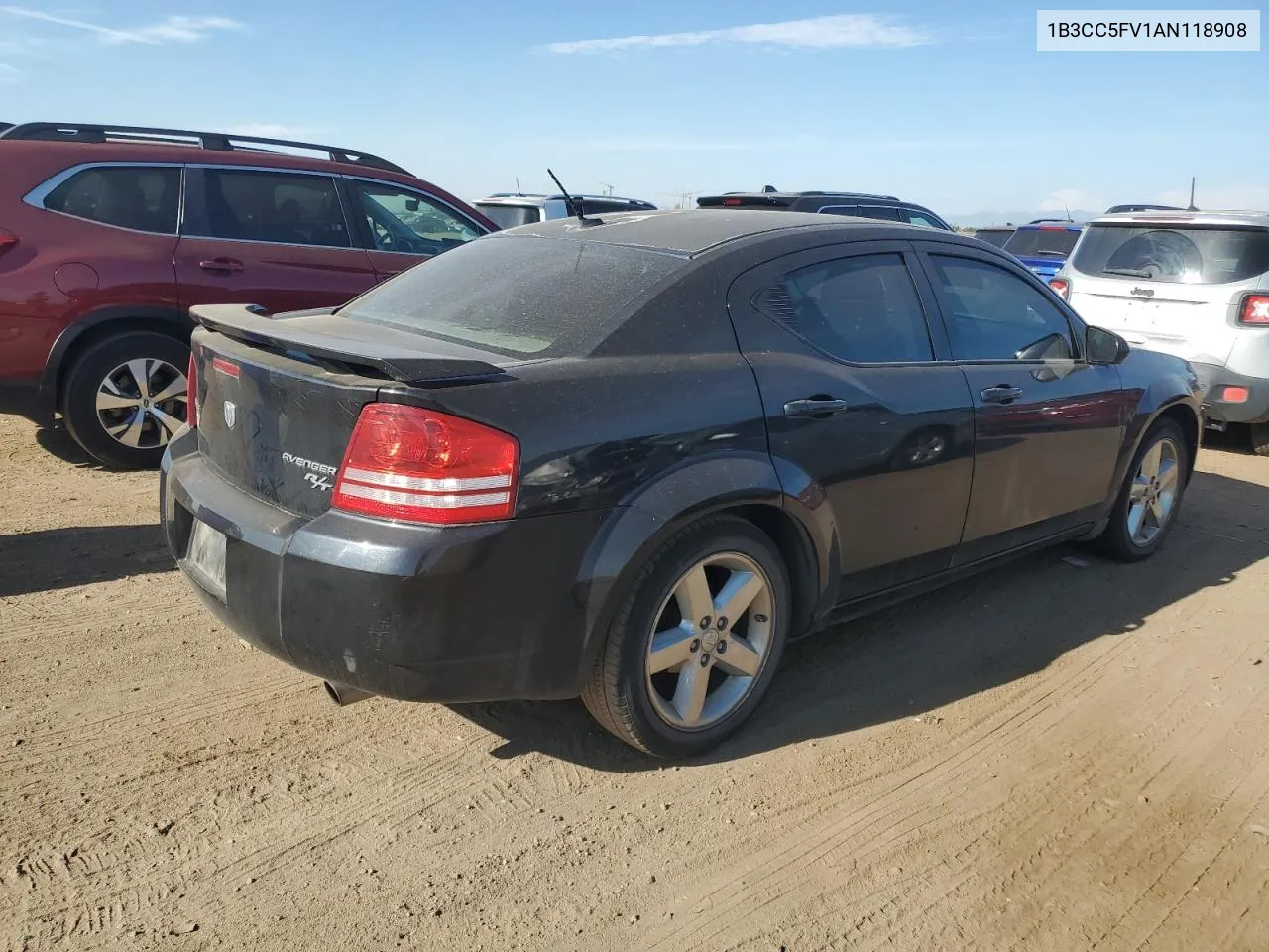 2010 Dodge Avenger R/T VIN: 1B3CC5FV1AN118908 Lot: 70855714