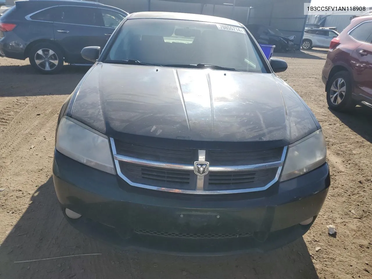 2010 Dodge Avenger R/T VIN: 1B3CC5FV1AN118908 Lot: 70855714