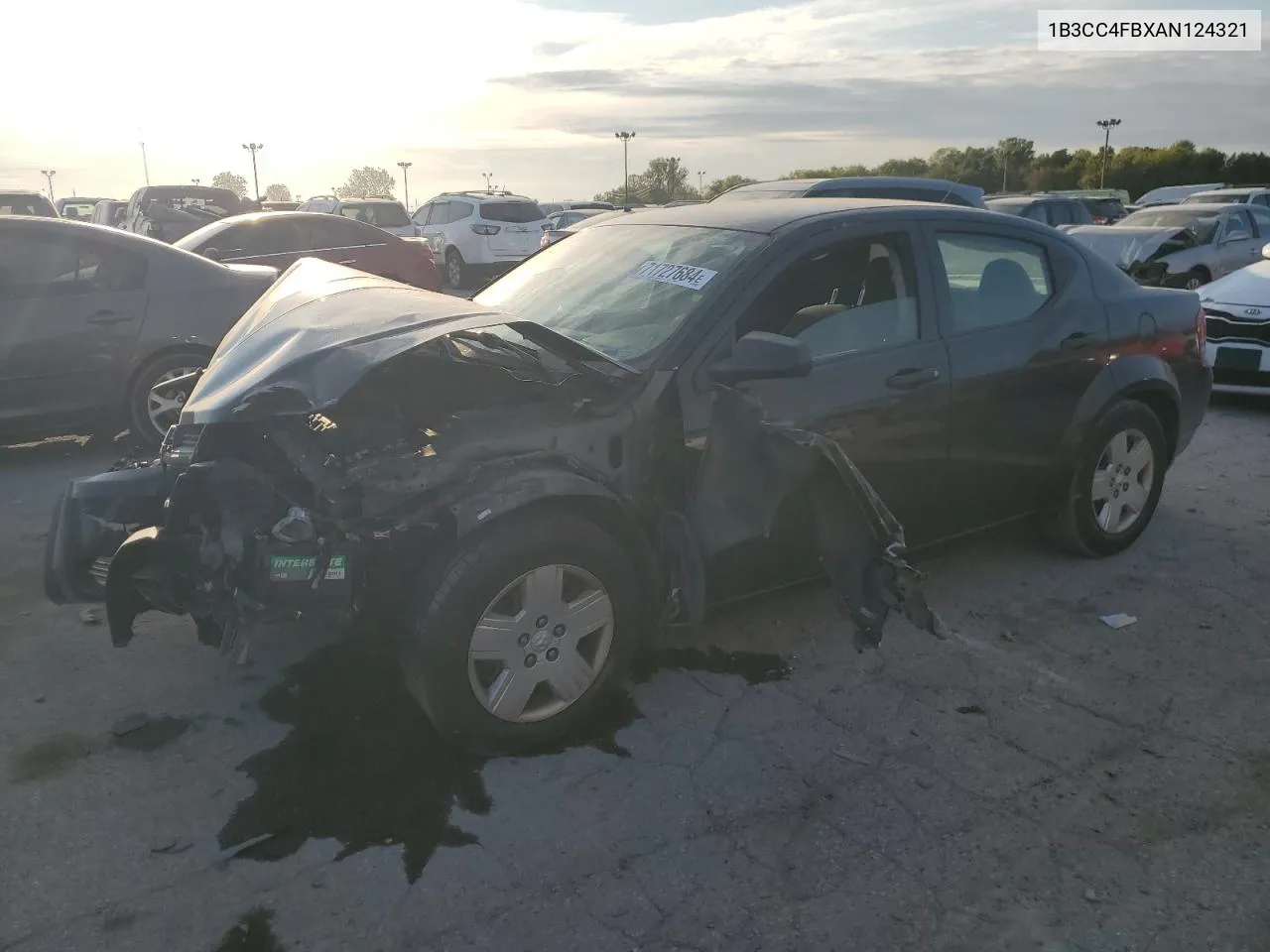 2010 Dodge Avenger Sxt VIN: 1B3CC4FBXAN124321 Lot: 71727684