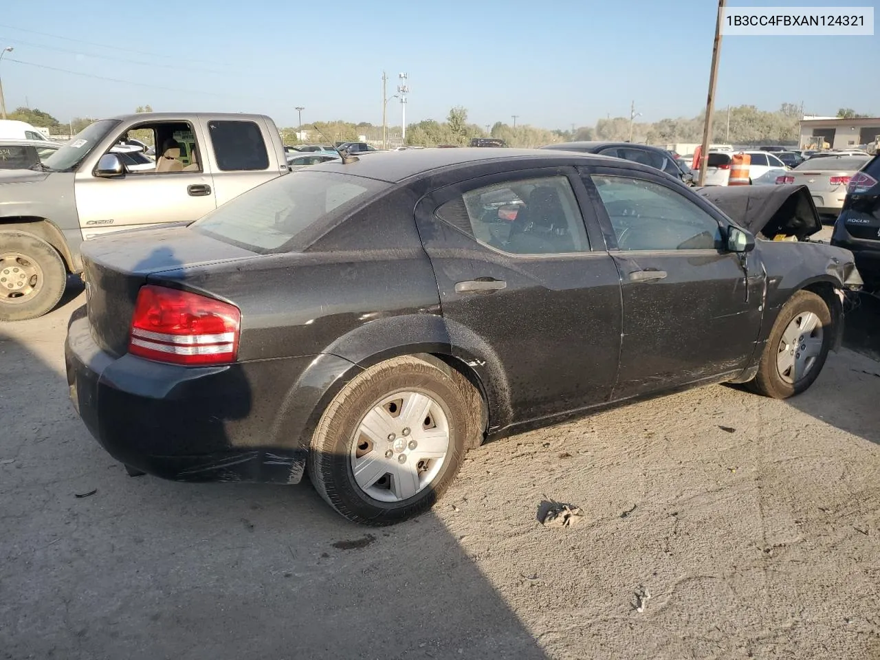 2010 Dodge Avenger Sxt VIN: 1B3CC4FBXAN124321 Lot: 71727684