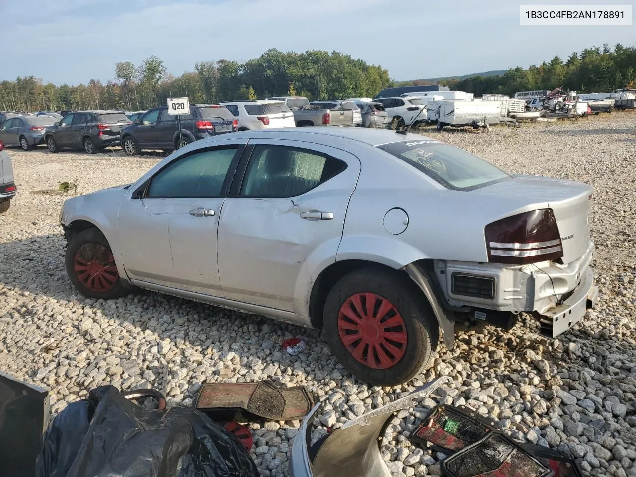 2010 Dodge Avenger Sxt VIN: 1B3CC4FB2AN178891 Lot: 71795094