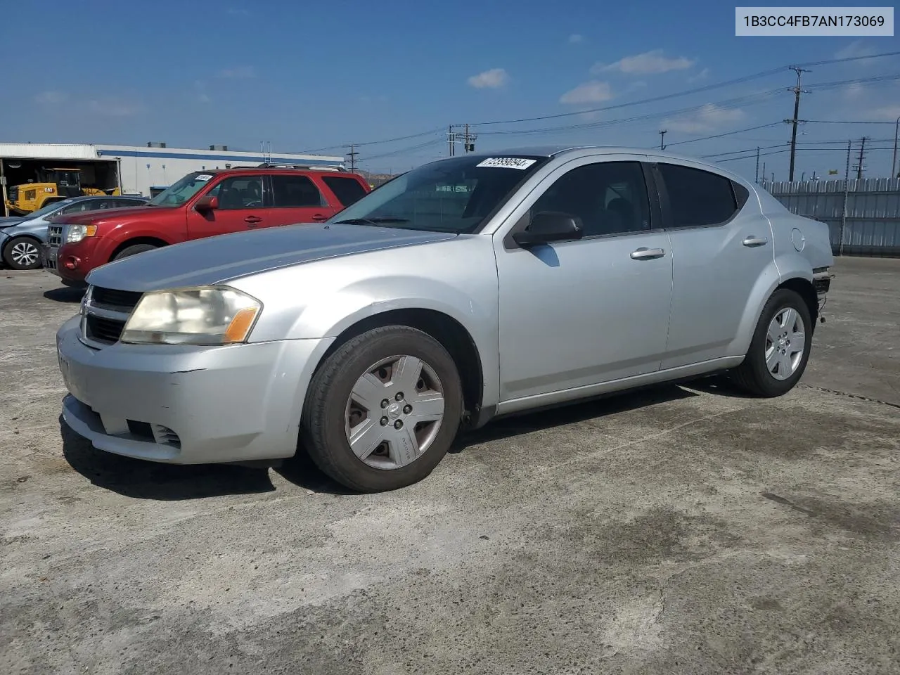 2010 Dodge Avenger Sxt VIN: 1B3CC4FB7AN173069 Lot: 72399094