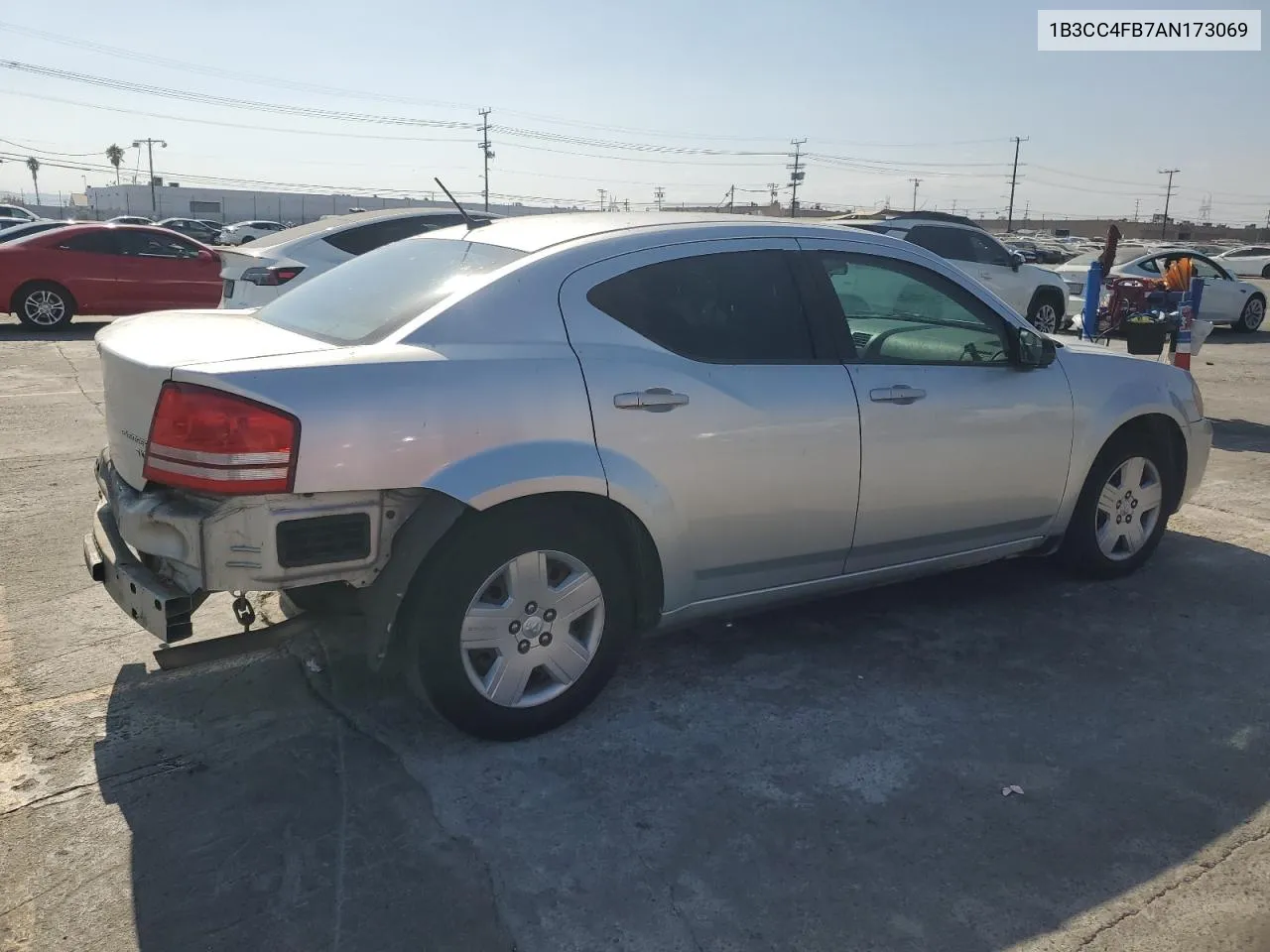 2010 Dodge Avenger Sxt VIN: 1B3CC4FB7AN173069 Lot: 72399094