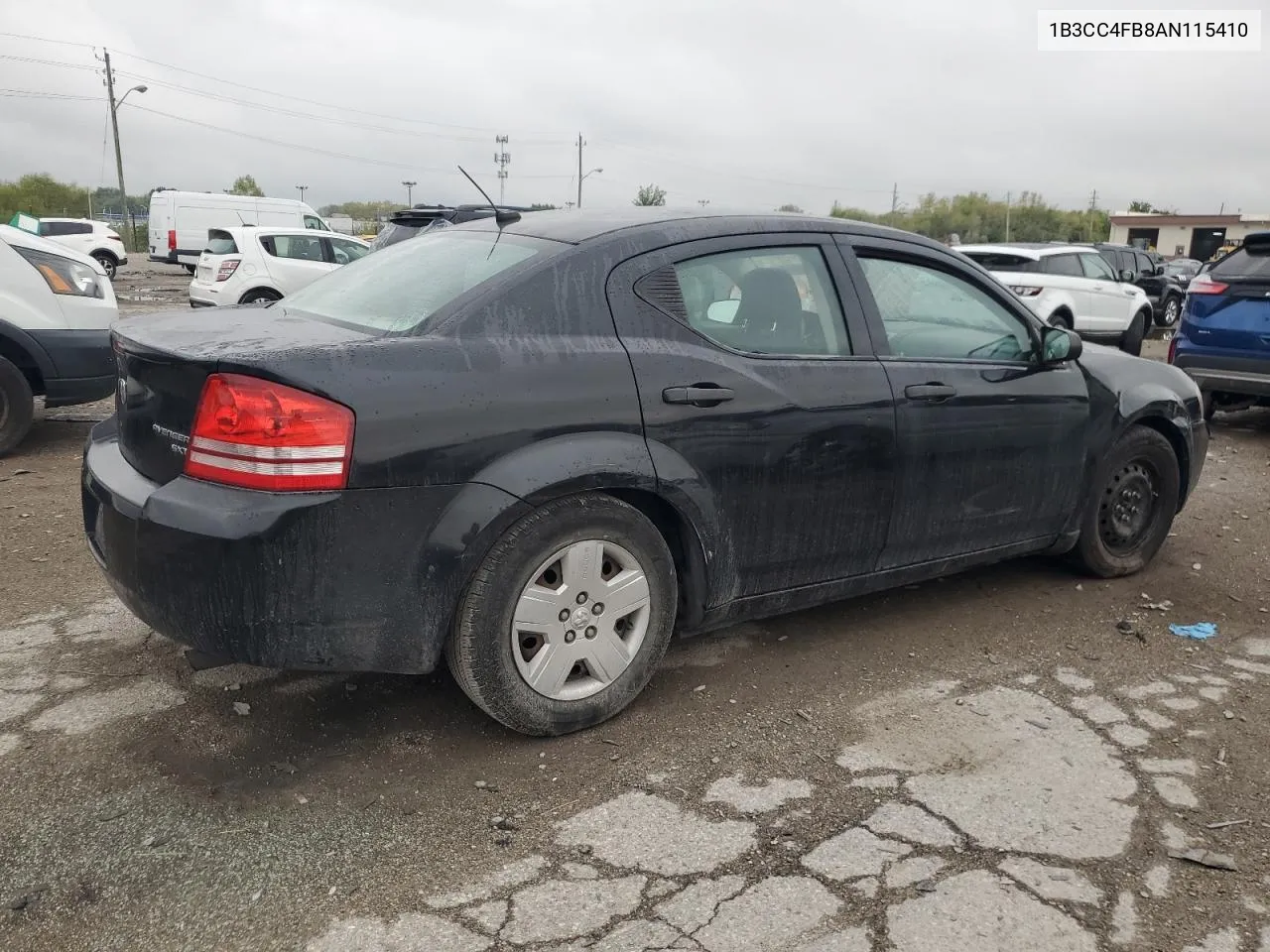 2010 Dodge Avenger Sxt VIN: 1B3CC4FB8AN115410 Lot: 72400914