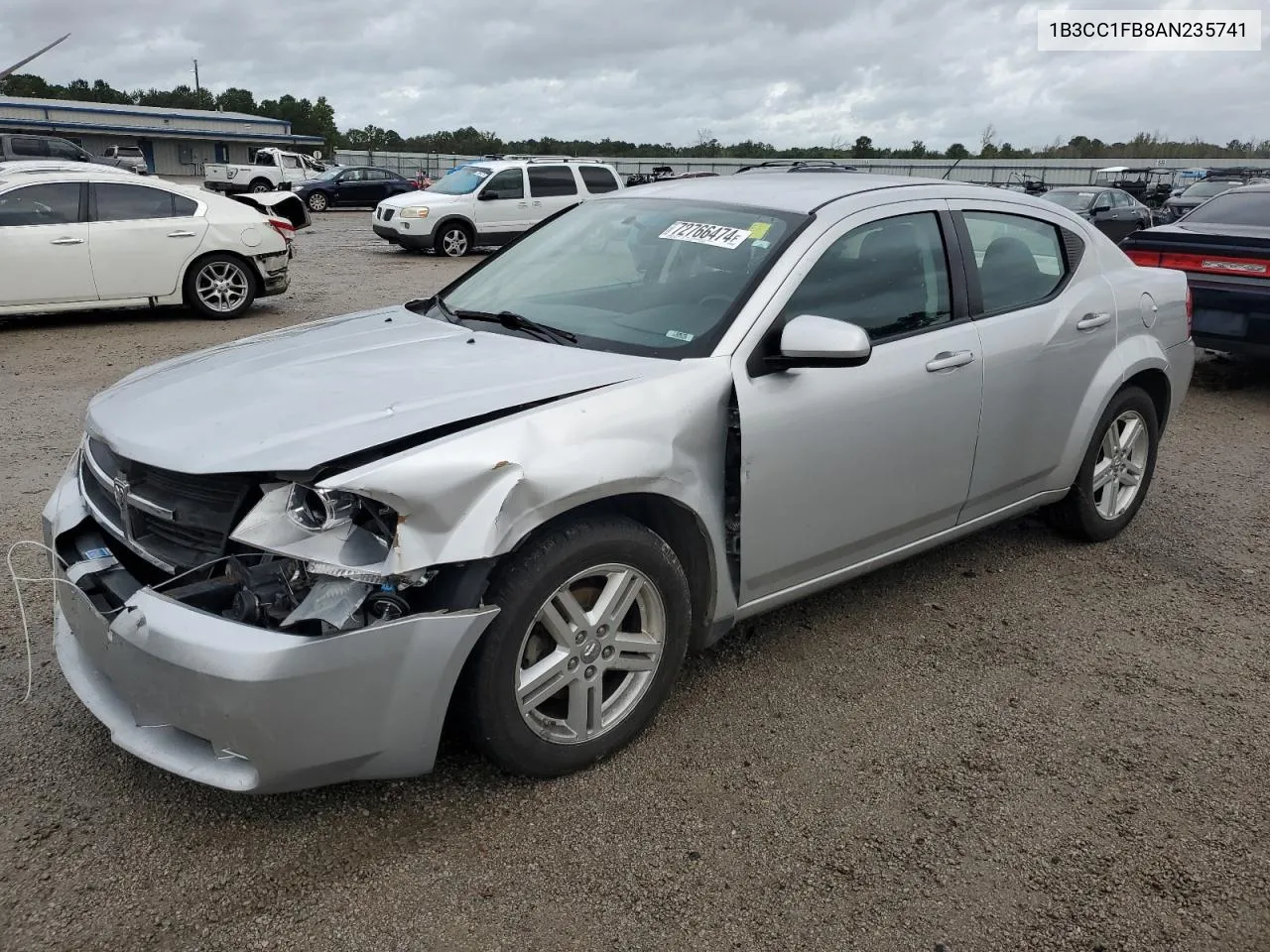 2010 Dodge Avenger Express VIN: 1B3CC1FB8AN235741 Lot: 72766474