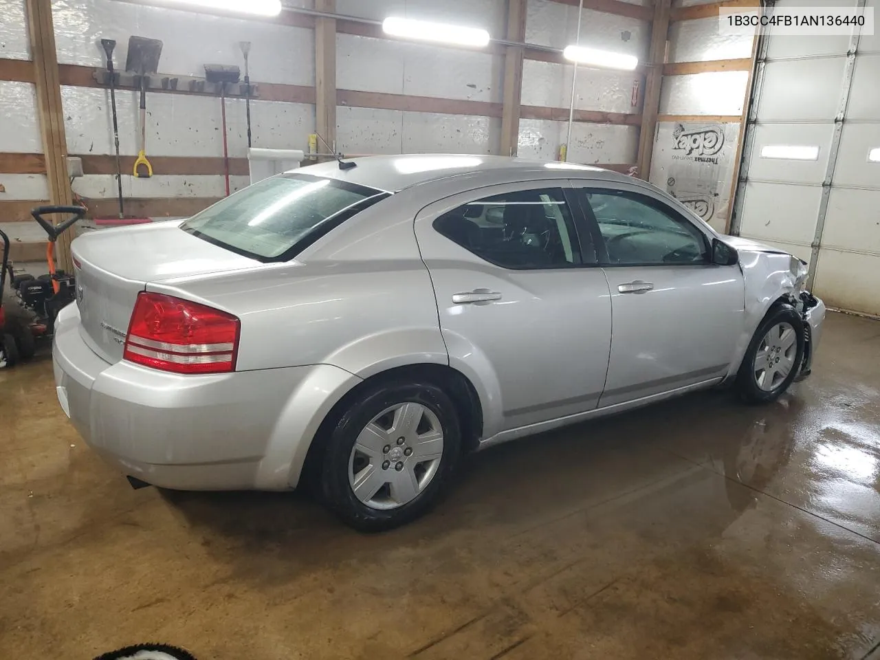 2010 Dodge Avenger Sxt VIN: 1B3CC4FB1AN136440 Lot: 72899264