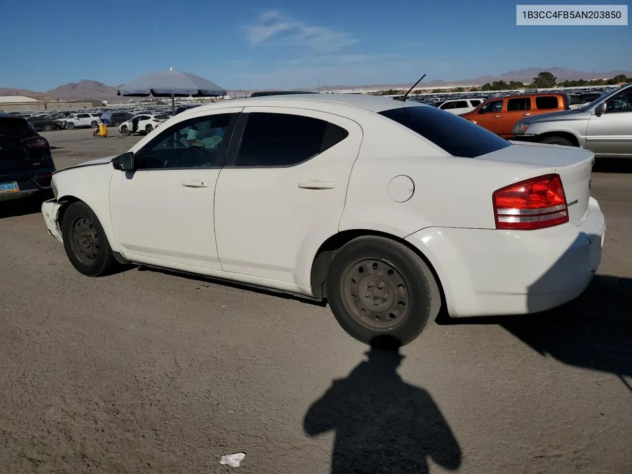 2010 Dodge Avenger Sxt VIN: 1B3CC4FB5AN203850 Lot: 72954394