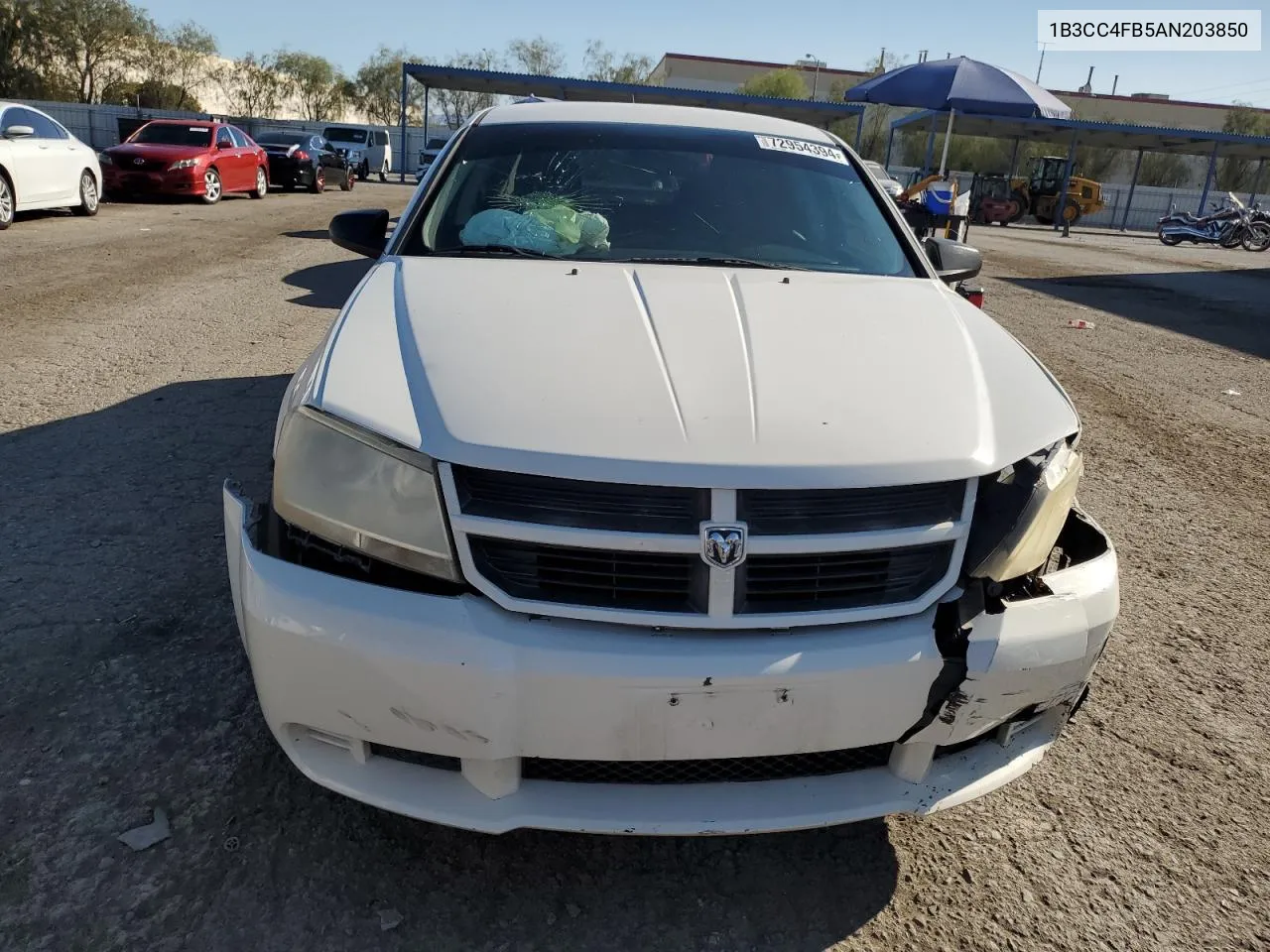 2010 Dodge Avenger Sxt VIN: 1B3CC4FB5AN203850 Lot: 72954394