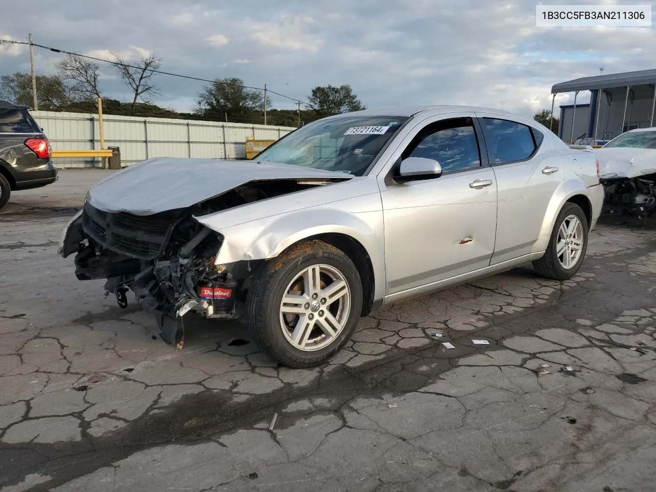 2010 Dodge Avenger R/T VIN: 1B3CC5FB3AN211306 Lot: 73721164