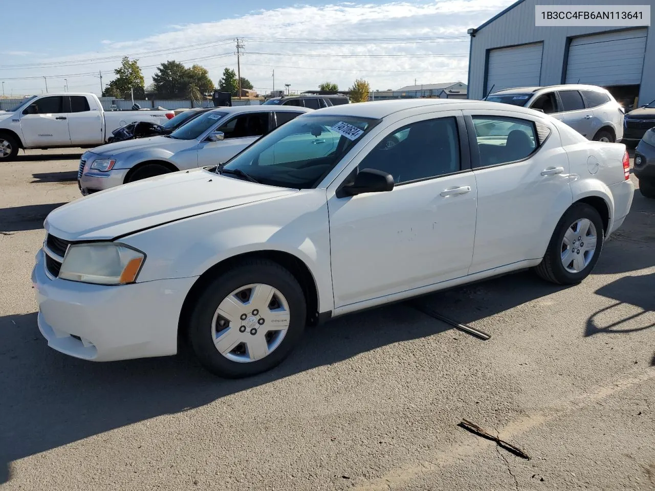 2010 Dodge Avenger Sxt VIN: 1B3CC4FB6AN113641 Lot: 74610624