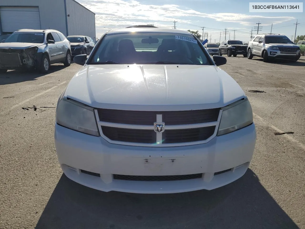 2010 Dodge Avenger Sxt VIN: 1B3CC4FB6AN113641 Lot: 74610624