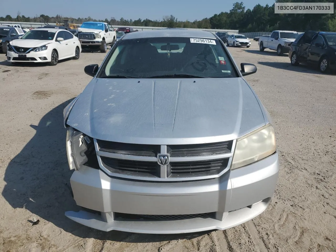 2010 Dodge Avenger Sxt VIN: 1B3CC4FD3AN170333 Lot: 75296134