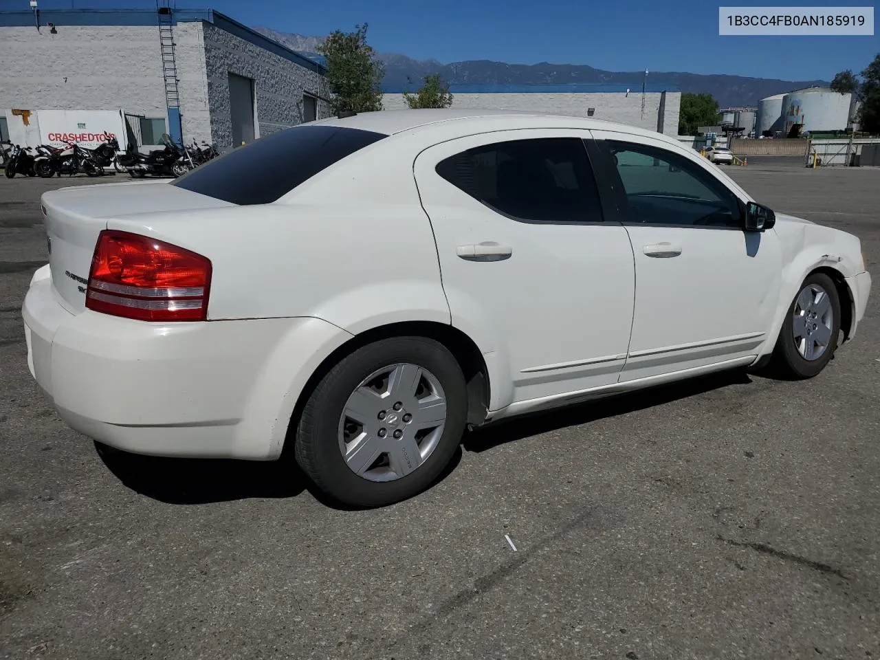 2010 Dodge Avenger Sxt VIN: 1B3CC4FB0AN185919 Lot: 75698004