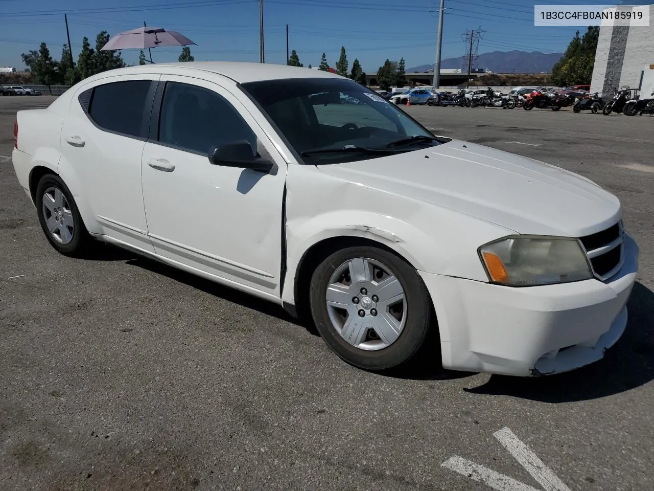 2010 Dodge Avenger Sxt VIN: 1B3CC4FB0AN185919 Lot: 75698004