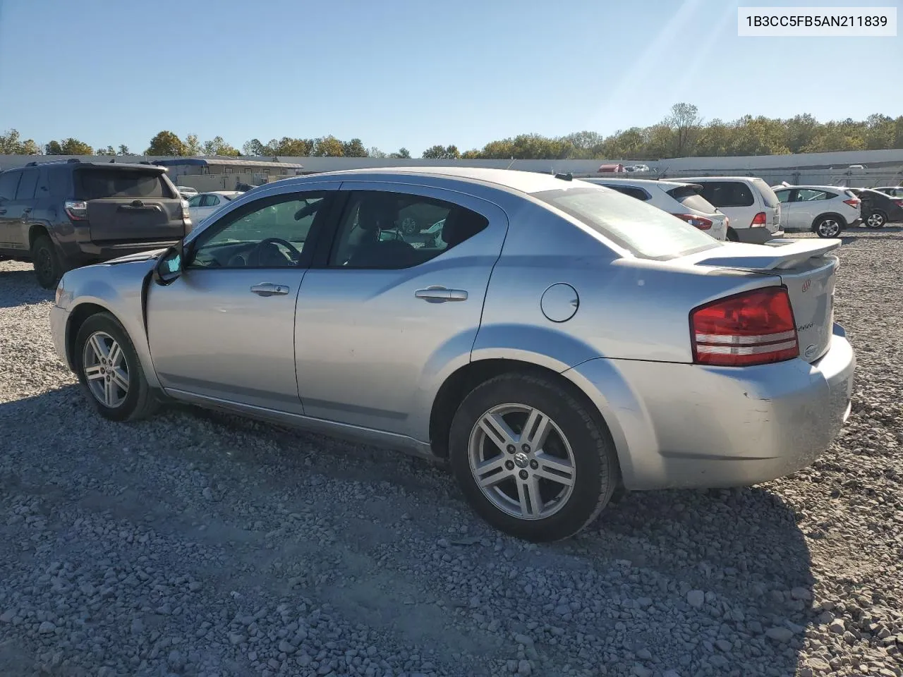 2010 Dodge Avenger R/T VIN: 1B3CC5FB5AN211839 Lot: 75762604