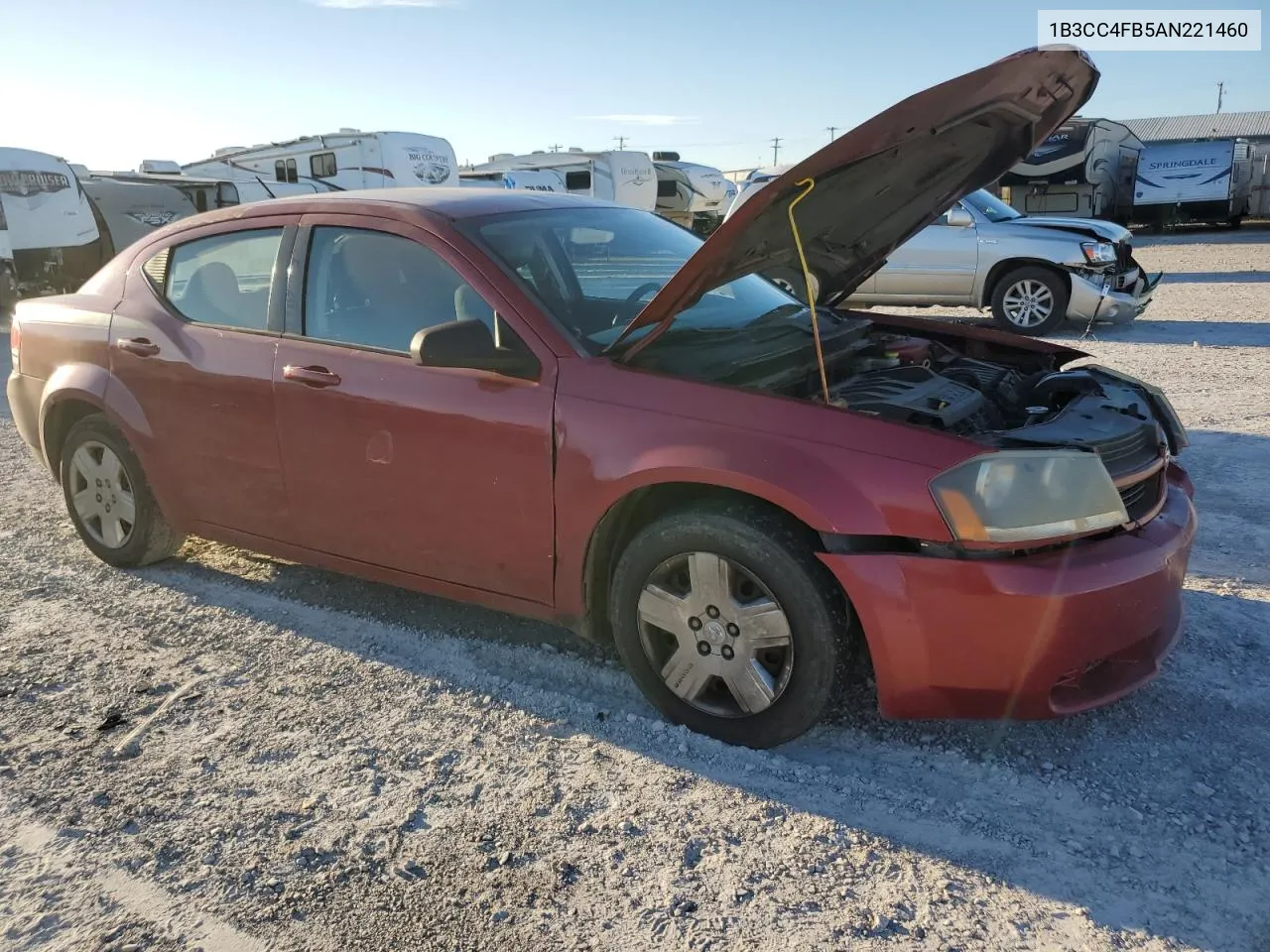 2010 Dodge Avenger Sxt VIN: 1B3CC4FB5AN221460 Lot: 76977374