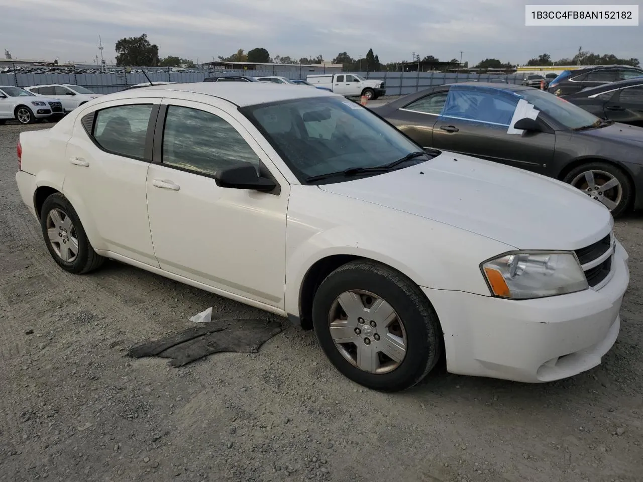 2010 Dodge Avenger Sxt VIN: 1B3CC4FB8AN152182 Lot: 77590724