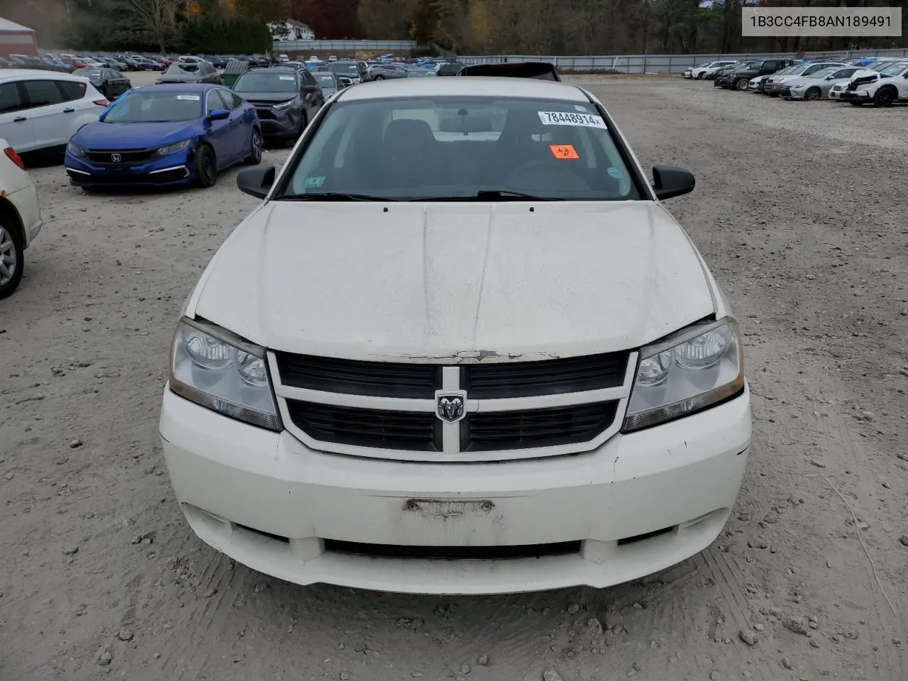 2010 Dodge Avenger Sxt VIN: 1B3CC4FB8AN189491 Lot: 78448914