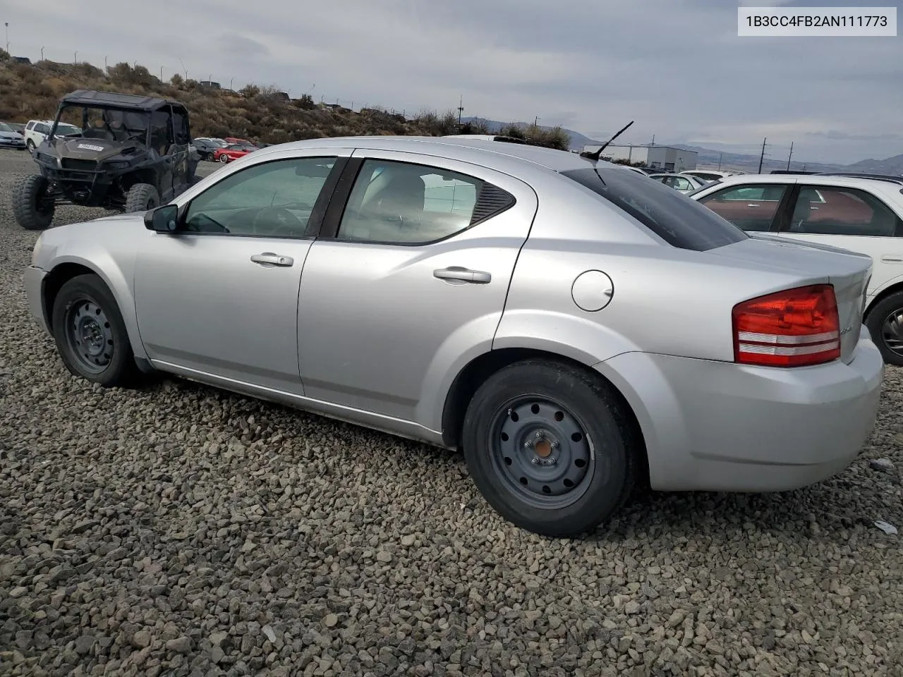 2010 Dodge Avenger Sxt VIN: 1B3CC4FB2AN111773 Lot: 78750554