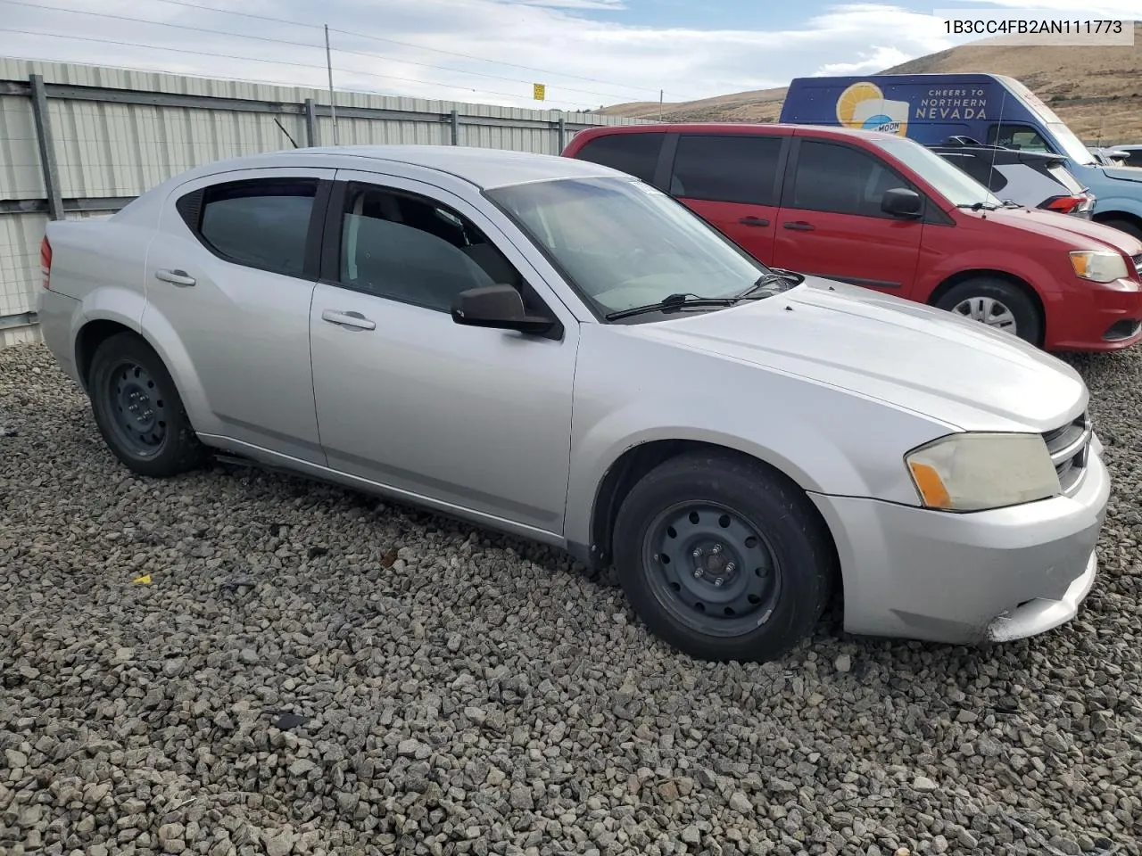 2010 Dodge Avenger Sxt VIN: 1B3CC4FB2AN111773 Lot: 78750554