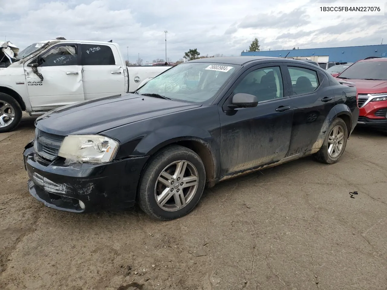 2010 Dodge Avenger R/T VIN: 1B3CC5FB4AN227076 Lot: 78883904