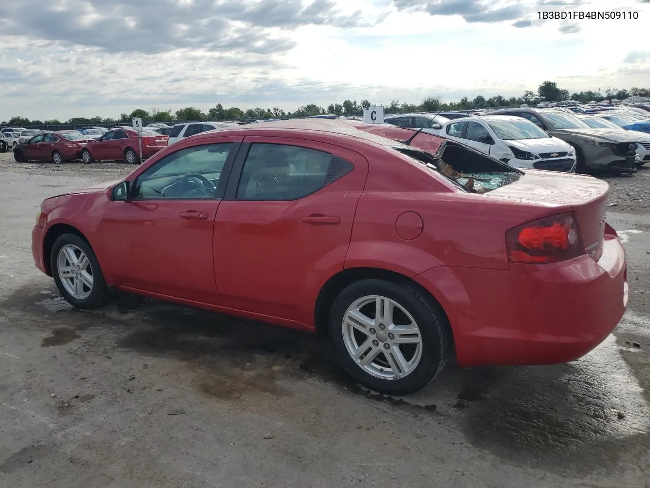 2011 Dodge Avenger Mainstreet VIN: 1B3BD1FB4BN509110 Lot: 56771864