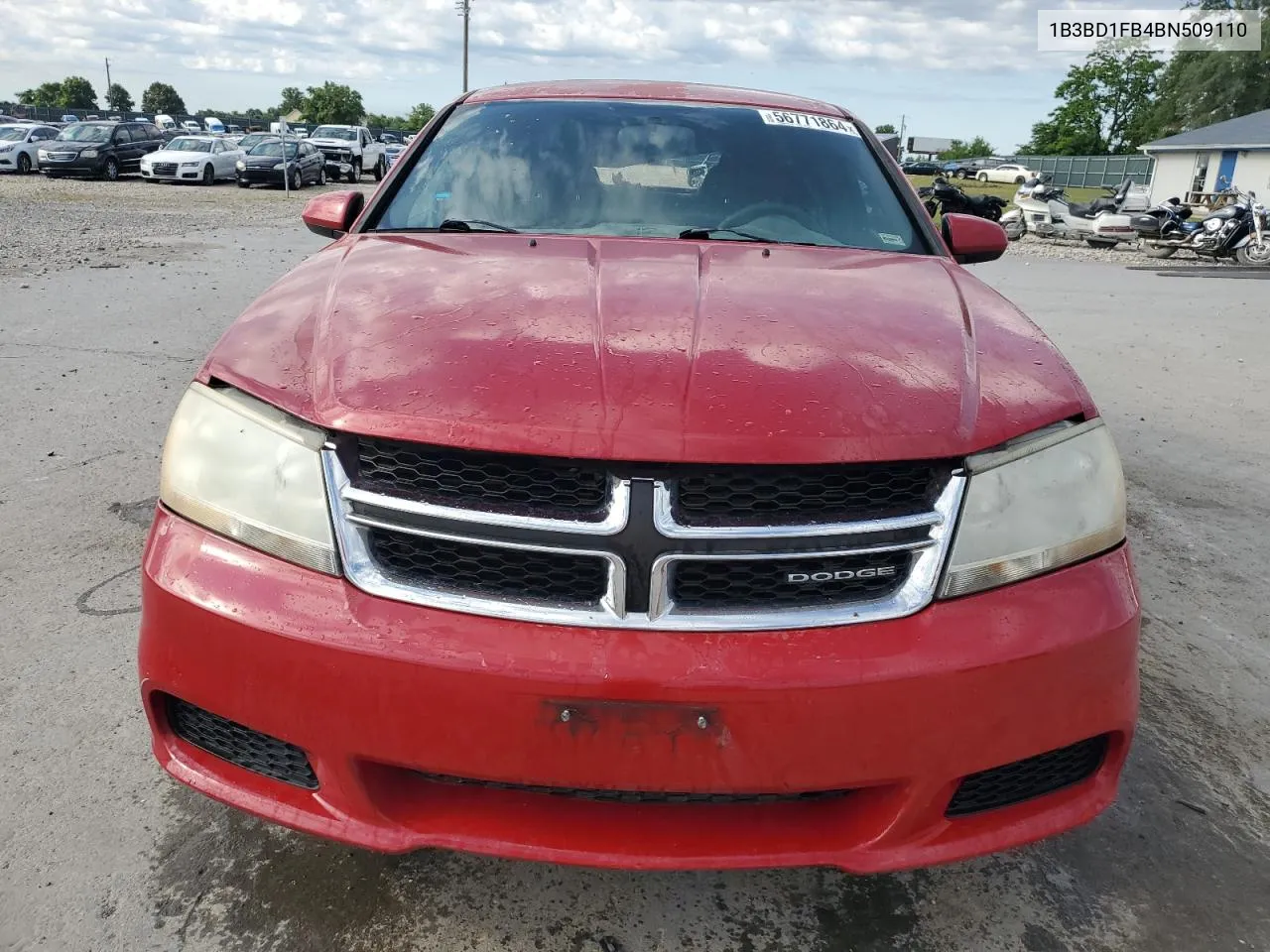 2011 Dodge Avenger Mainstreet VIN: 1B3BD1FB4BN509110 Lot: 56771864