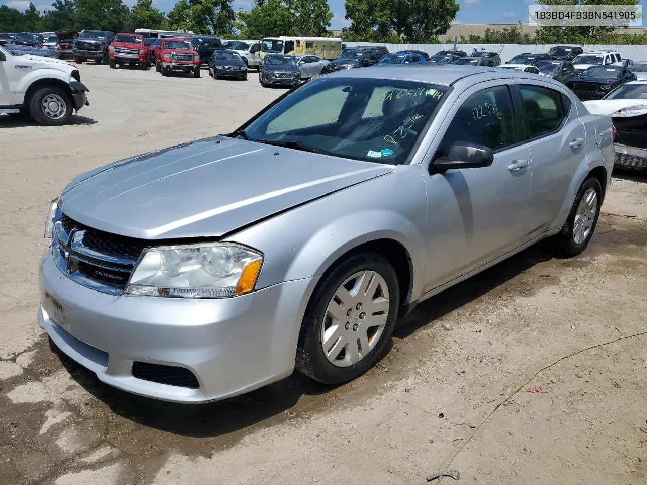 2011 Dodge Avenger Express VIN: 1B3BD4FB3BN541905 Lot: 61257174