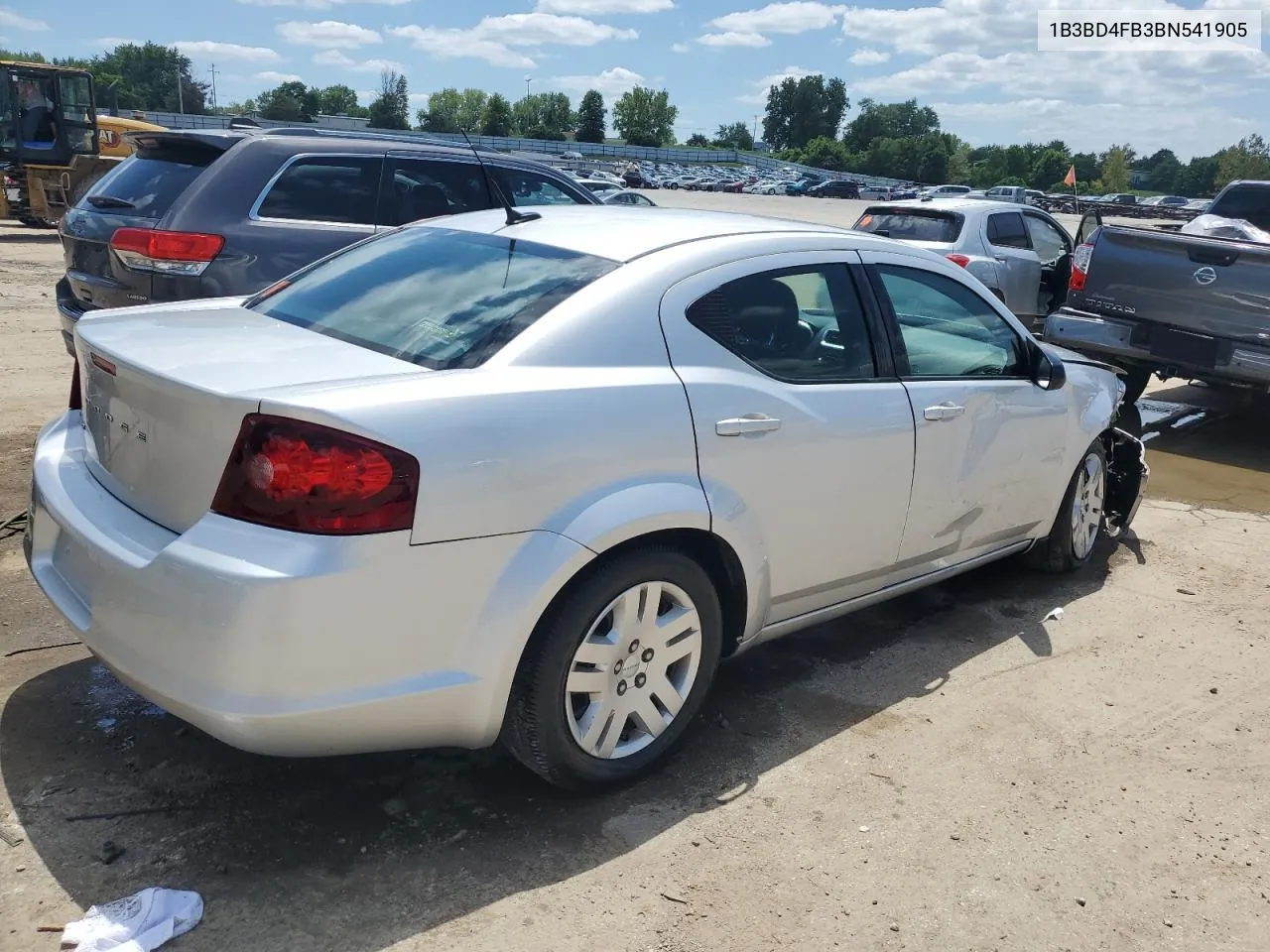 2011 Dodge Avenger Express VIN: 1B3BD4FB3BN541905 Lot: 61257174