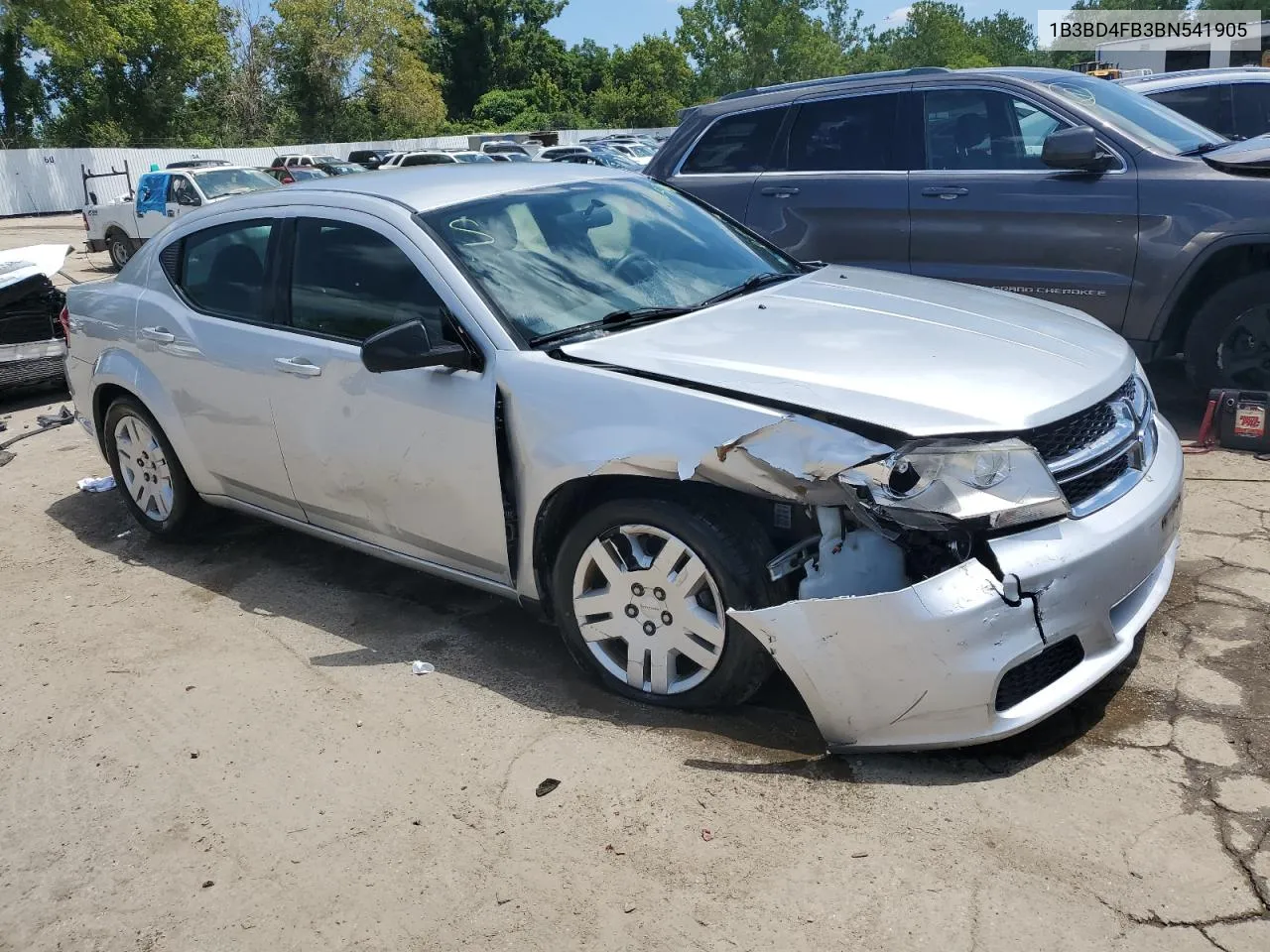 2011 Dodge Avenger Express VIN: 1B3BD4FB3BN541905 Lot: 61257174