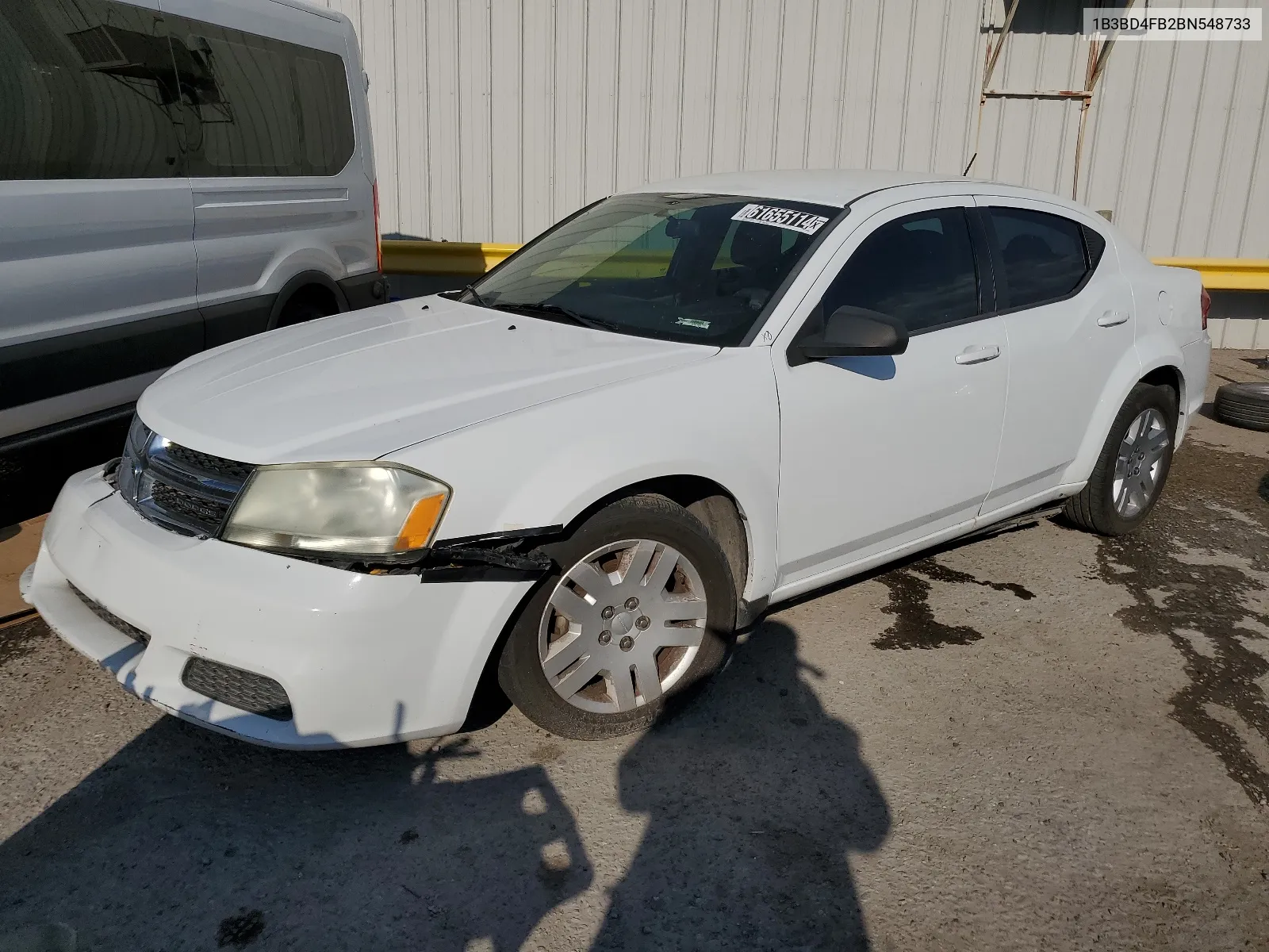 2011 Dodge Avenger Express VIN: 1B3BD4FB2BN548733 Lot: 61655114