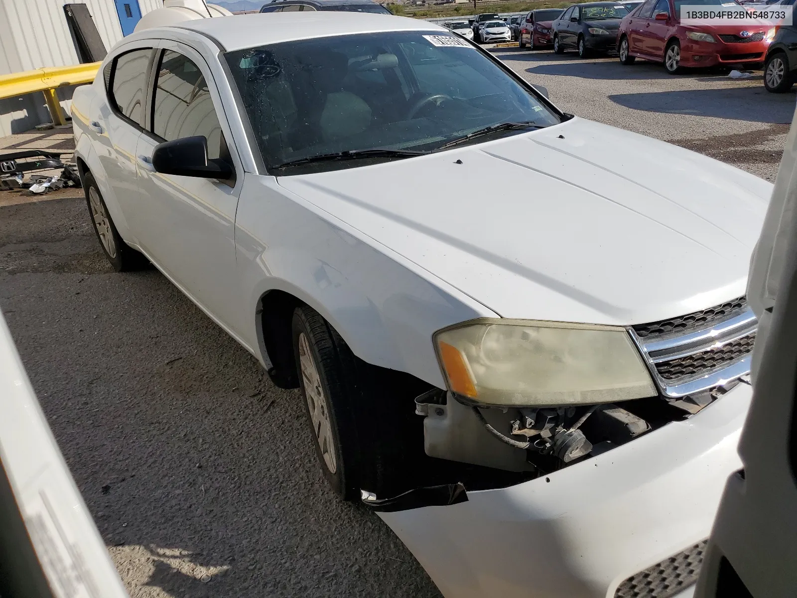 2011 Dodge Avenger Express VIN: 1B3BD4FB2BN548733 Lot: 61655114