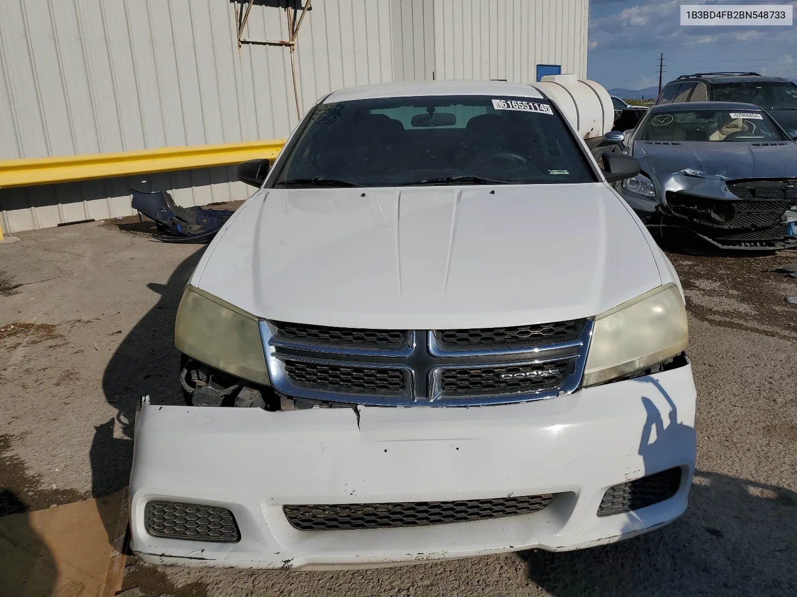 2011 Dodge Avenger Express VIN: 1B3BD4FB2BN548733 Lot: 61655114